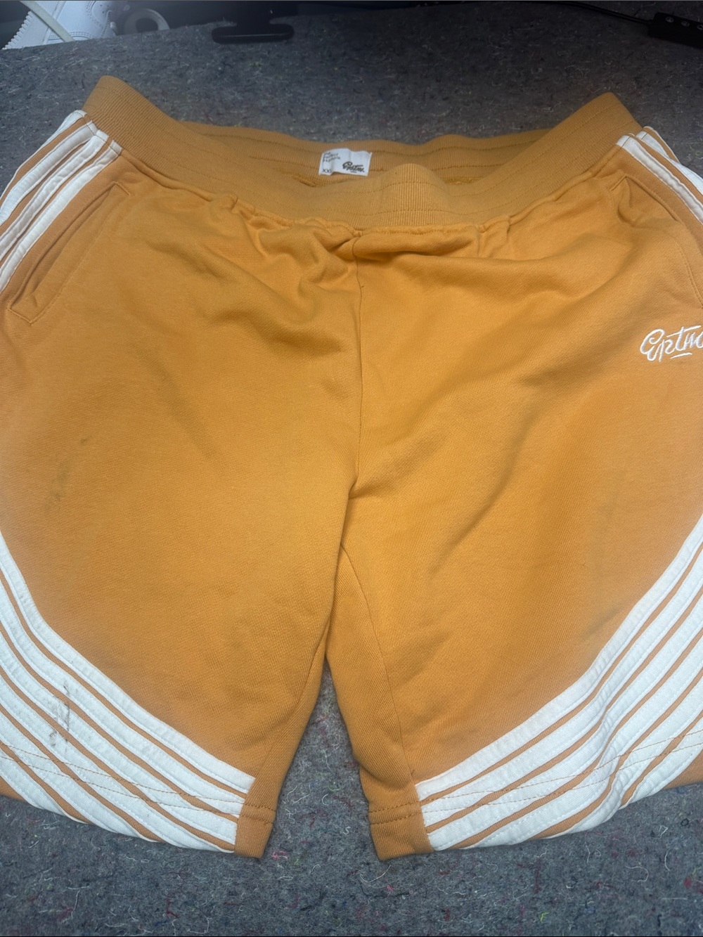 Men’s Mustard Yellow Athletic Shorts
